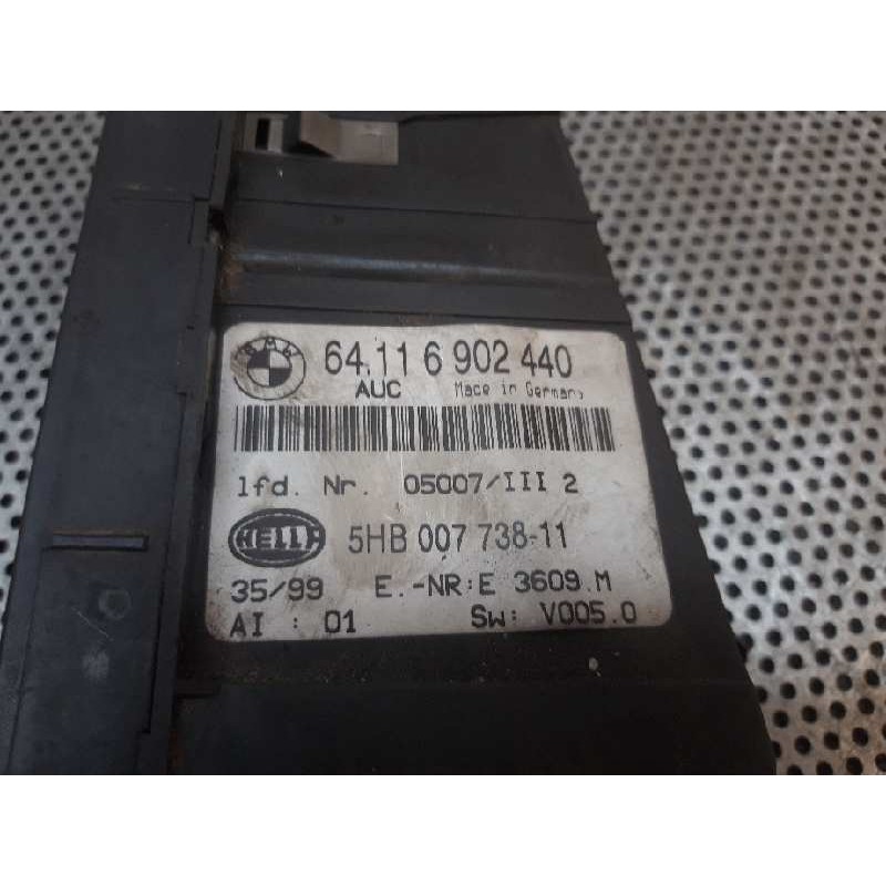 Recambio de mando climatizador para bmw serie 3 berlina (e46) 320d referencia OEM IAM 64116902440 5HB00773811 - Rojo 4