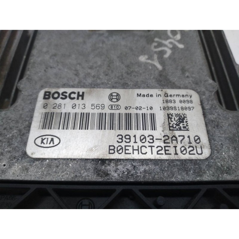 Recambio de centralita motor uce para kia cee'd emotion referencia OEM IAM 0281013569 391032A710 BOSCH - Negro 4