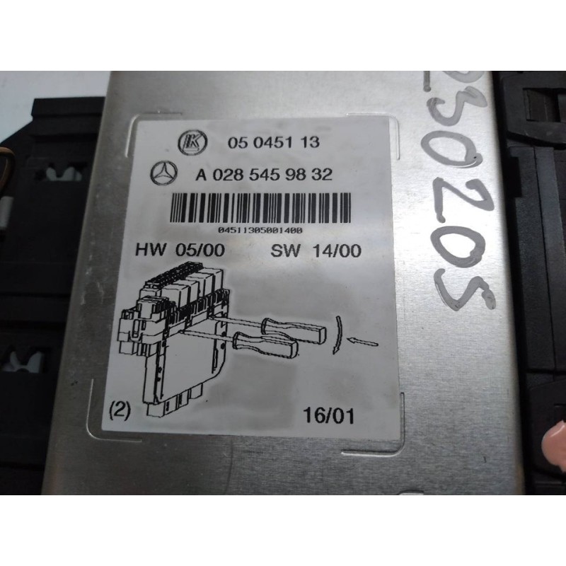 Recambio de caja reles / fusibles para mercedes-benz clase s (w220) berlina 430 (220.070) referencia OEM IAM A0285459832 - Azul 3