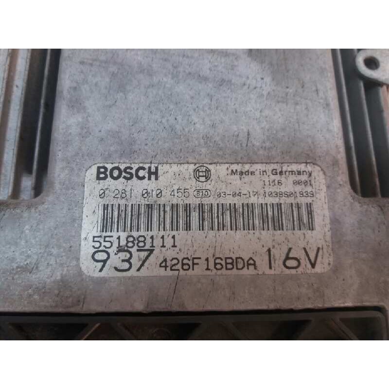 Recambio de centralita motor uce para alfa romeo 147 (190) 1.9 jtd 16v distinctive referencia OEM IAM 0281010455 55188111 2