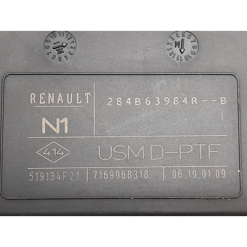 Recambio de caja reles / fusibles para renault laguna iii authentique referencia OEM IAM 284B63984R - Gris 2