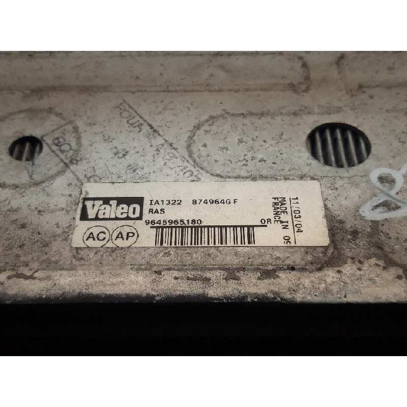 Recambio de intercooler para citroën xsara picasso 1.6 hdi 110 exclusive referencia OEM IAM 9645965180 2