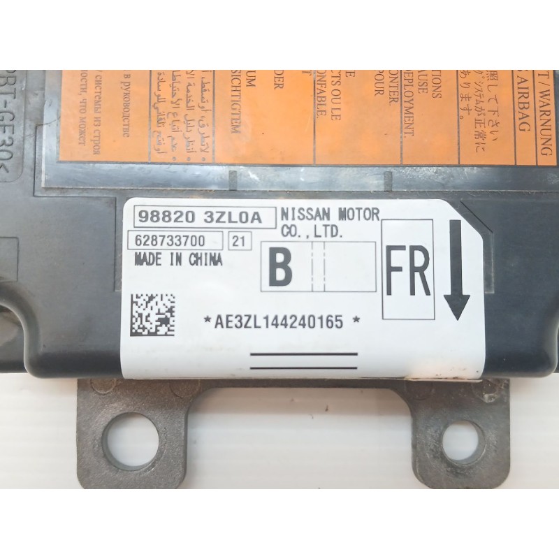 Recambio de centralita airbag para nissan pulsar (c13) visia referencia OEM IAM 988203ZL0A - Blanco 2