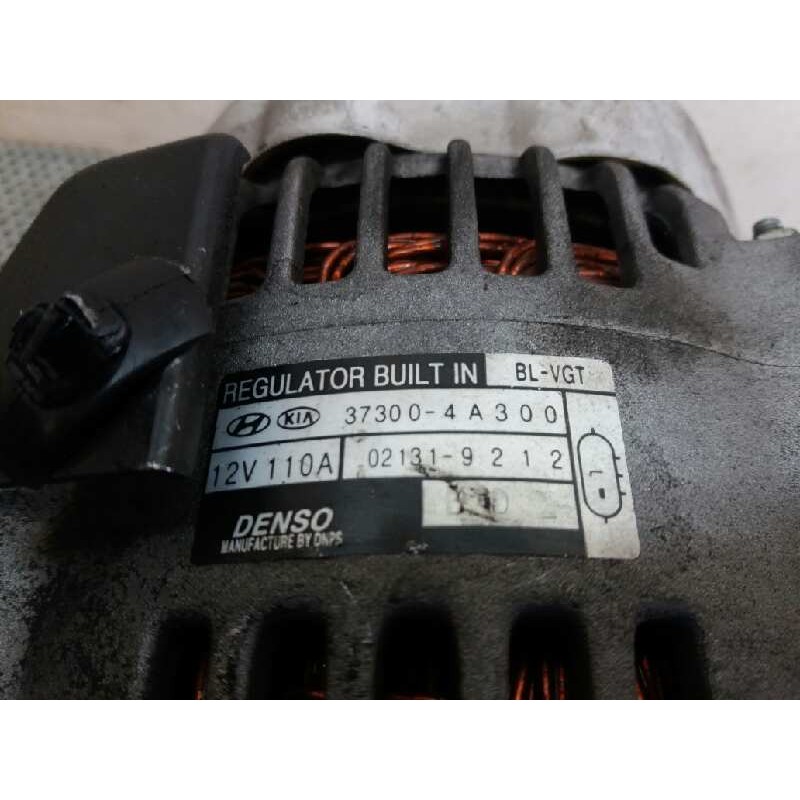 Recambio de alternador para kia sorento 2.5 crdi vgt ex1 referencia OEM IAM 373004A300 021319212 - Negro 5