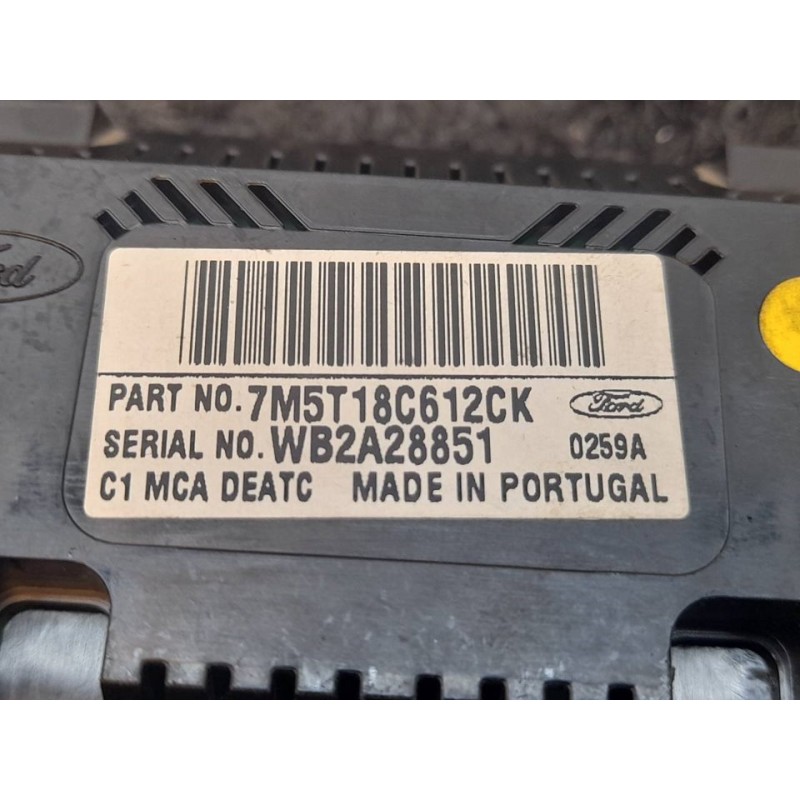 Recambio de mando climatizador para ford focus lim. (cb4) trend referencia OEM IAM 7M5T18C612CK WB2A28851 5