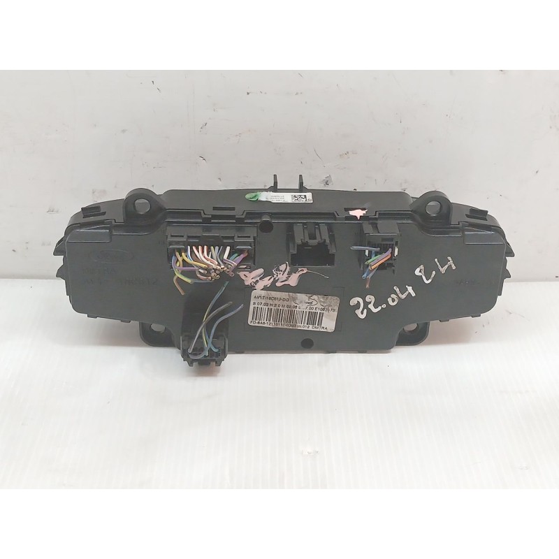 Recambio de mando climatizador para ford b-max titanium referencia OEM IAM AV1T18C612DQ - Blanco 3