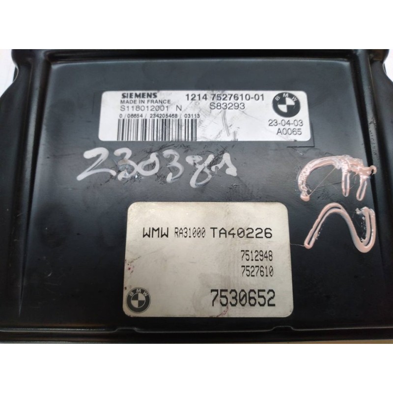 Recambio de centralita motor uce para bmw mini (r50,r53) one referencia OEM IAM 1214752761001 S118012001N 7530652 - Rojo 3