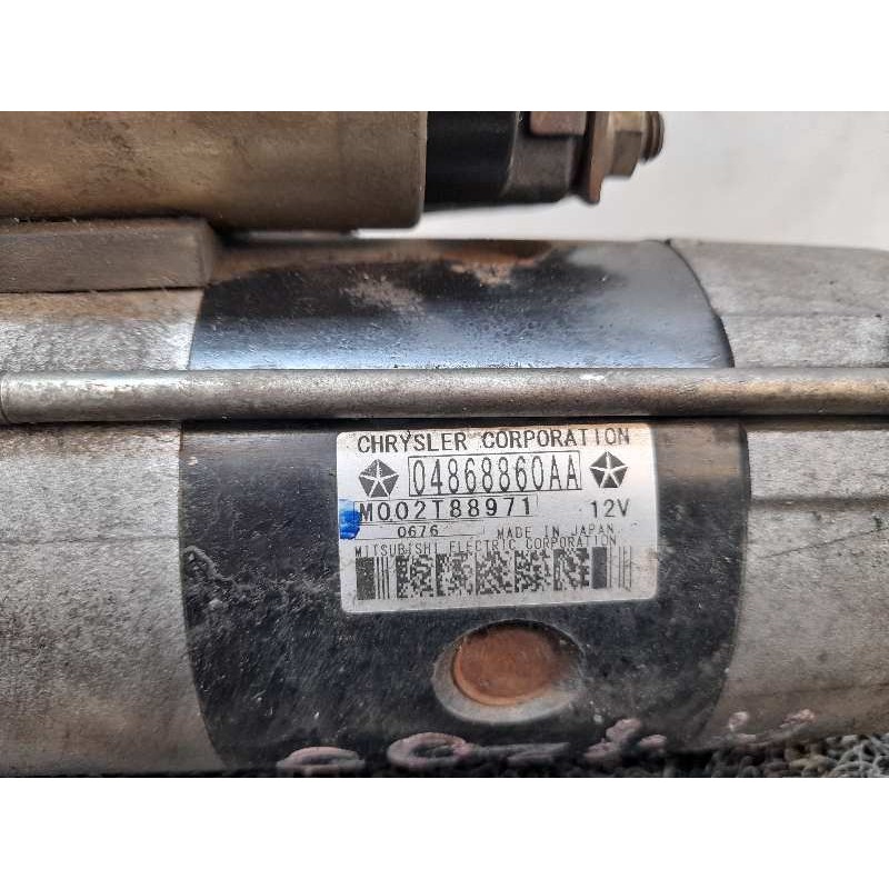 Recambio de motor arranque para chrysler voyager (rg) 2.8 crd lx grand voyager referencia OEM IAM M002T88971 04868860AA - Negro 4