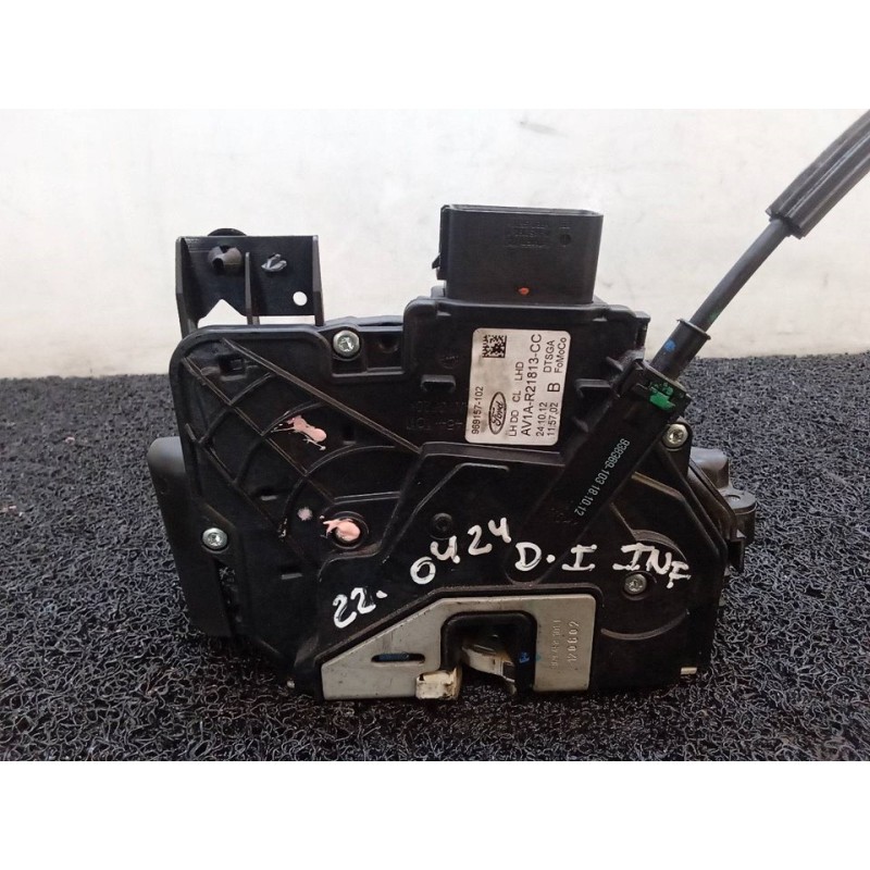 Recambio de cerradura puerta delantera izquierda para ford b-max titanium referencia OEM IAM AV1AR21813CC - Blanco 5