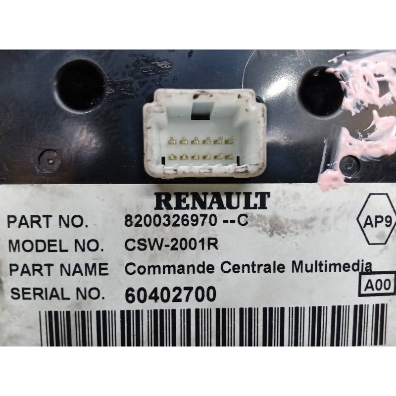 Recambio de mando multifuncion para renault laguna ii (bg0) confort dynamique referencia OEM IAM 8200326970C 60402700 - Negro 3