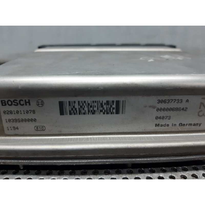 Recambio de centralita motor uce para volvo s60 berlina 2.4 d referencia OEM IAM 0281011078 30637733A 2