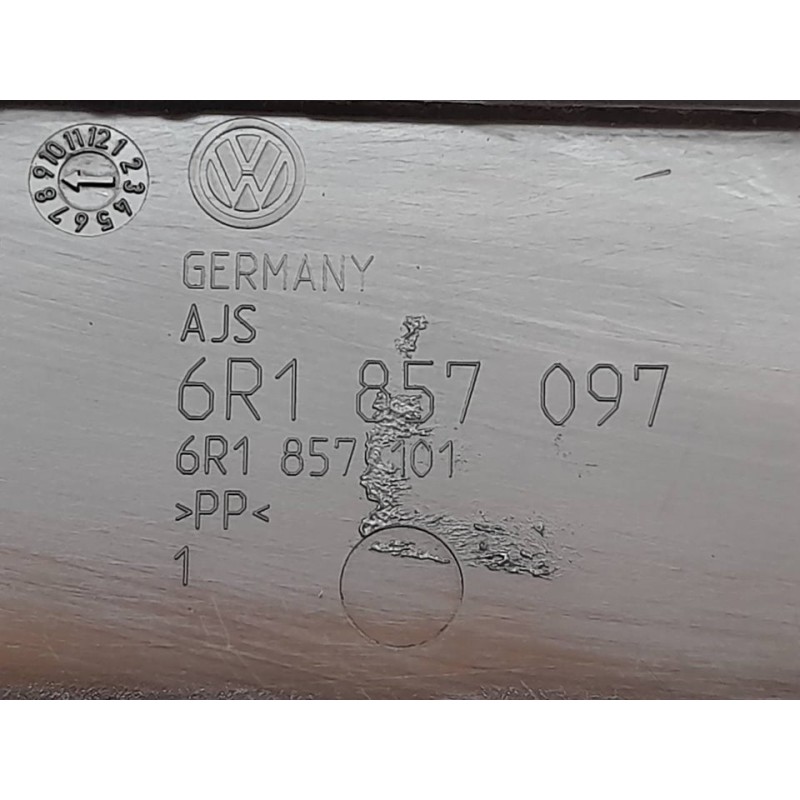 Recambio de guantera para volkswagen polo (6r1) sport referencia OEM IAM 6R1857097 - Negro 3