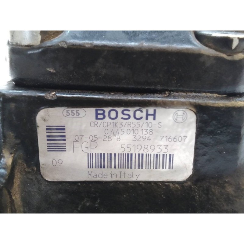 Recambio de bomba inyeccion para opel corsa d cosmo referencia OEM IAM 0445010138 55198933 BOSCH - Blanco 4