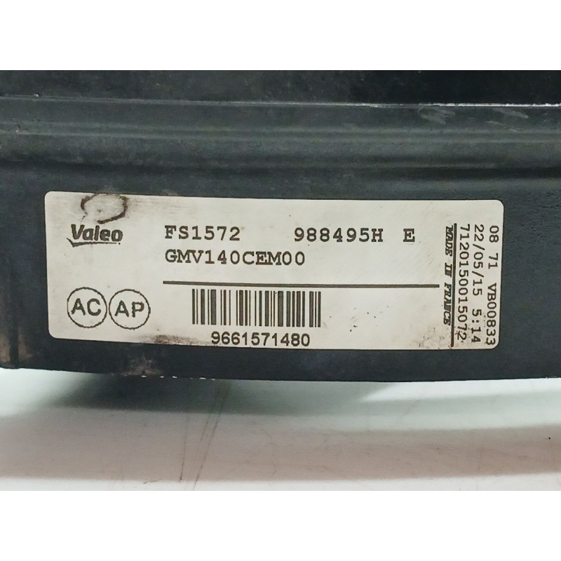 Recambio de electroventilador para peugeot partner kombi active referencia OEM IAM 9661571480 - Blanco 2