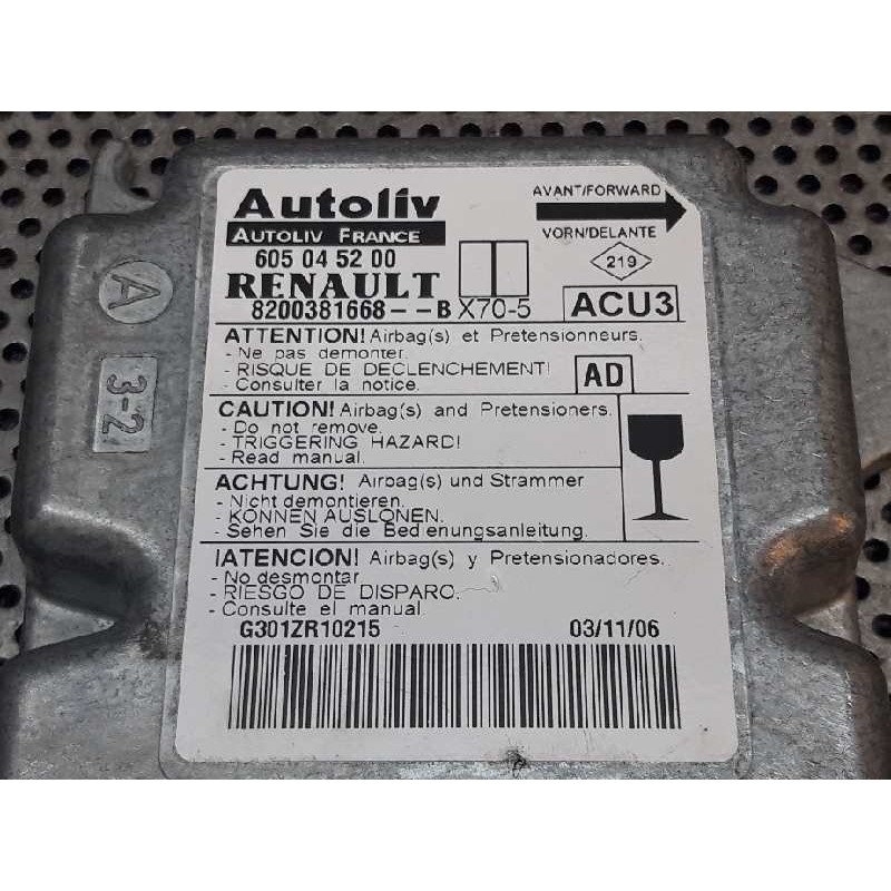Recambio de kit airbag para nissan interstar mod. 04 (x70) caja cerrada, l 1 h 2, techo referencia OEM IAM 820018864 8200381668 - Blanco 4