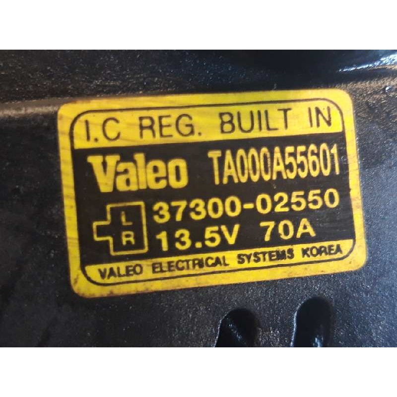 Recambio de alternador para hyundai getz (tb) 1.1 gl referencia OEM IAM TA000A55601 3730002550 - Rojo 7