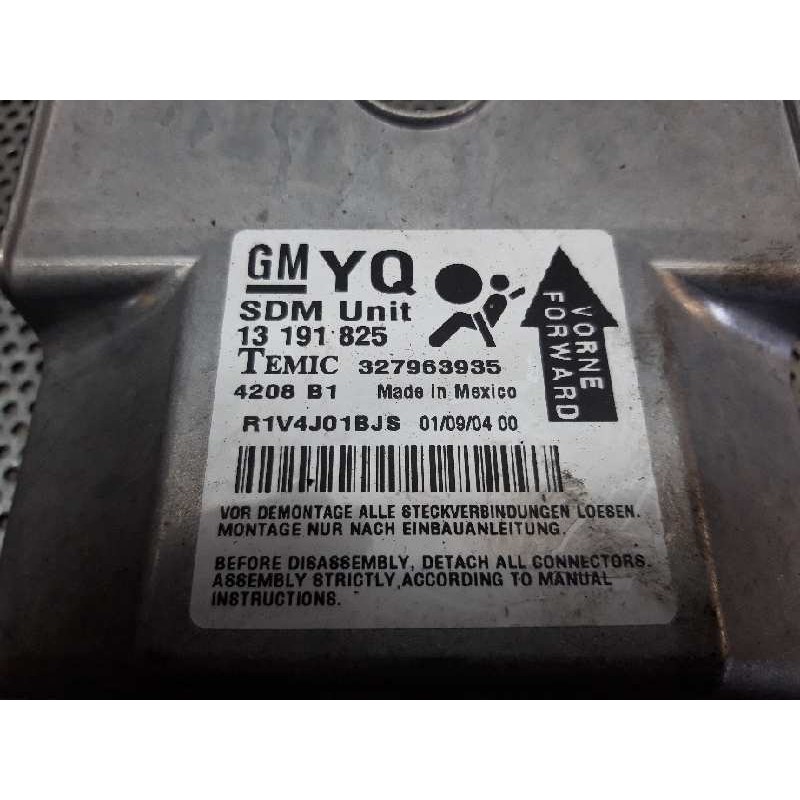 Recambio de centralita airbag para opel astra h berlina cosmo referencia OEM IAM 13191825 327963935 - Azul 2