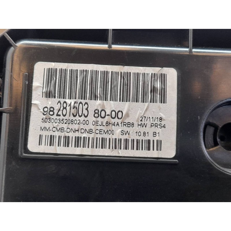 Recambio de cuadro instrumentos para peugeot 3008 allure referencia OEM IAM 9828150380 4