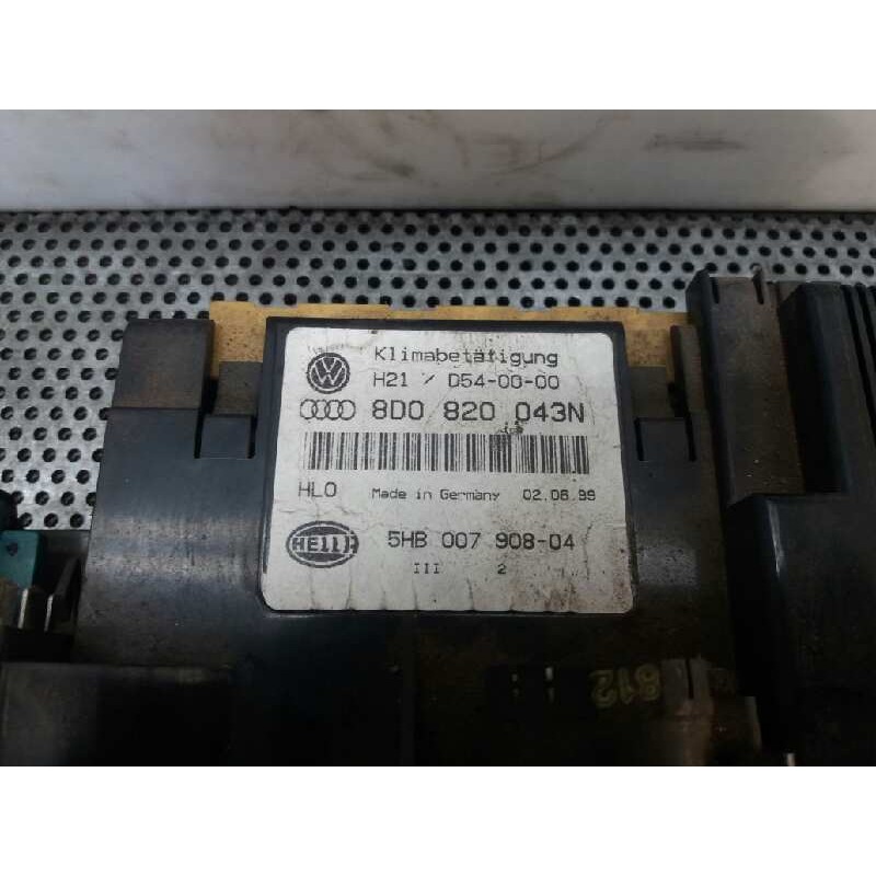 Recambio de mando climatizador para audi a4 avant (b5) 2.5 v6 24v tdi referencia OEM IAM 8D0820043N 5HB00790804 HELLA - Gris 4