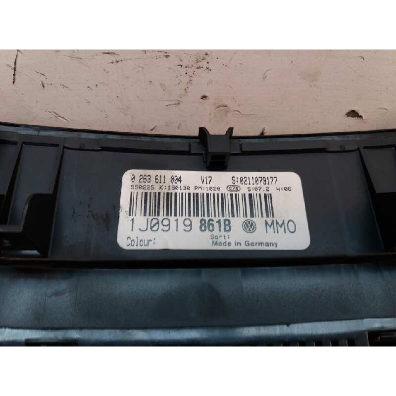 Recambio de cuadro instrumentos para volkswagen golf iv berlina (1j1) 1.9 tdi referencia OEM IAM 1J0919861B 0263611004 3