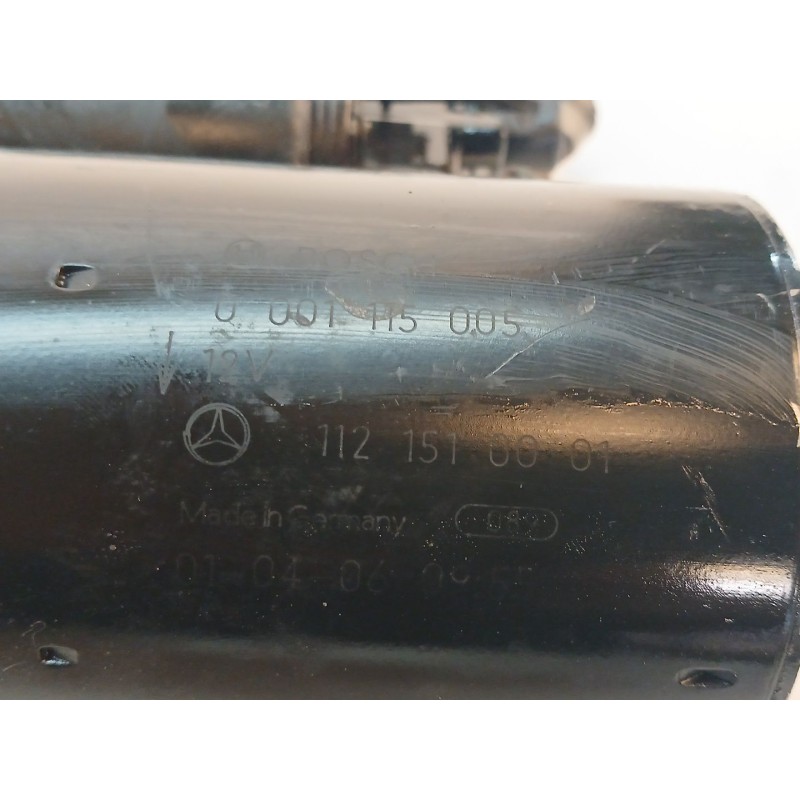 Recambio de motor arranque para mercedes-benz clase s (w220) berlina 430 (220.070) referencia OEM IAM 1121510001 - Azul 2