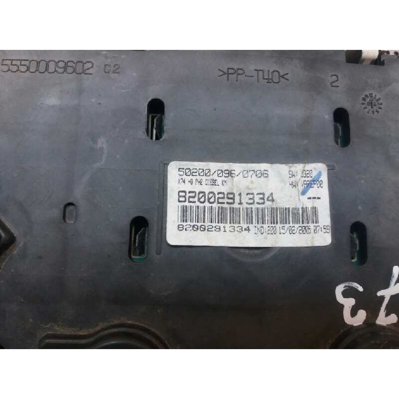 Recambio de cuadro instrumentos para renault laguna ii (bg0) 1.9 dci diesel referencia OEM IAM 8200291334 F30LM725 - Verde 3