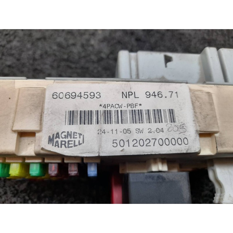 Recambio de caja reles / fusibles para alfa romeo brera (177) 2.2 jts 16v selective sky view referencia OEM IAM 60694593 5012027 4