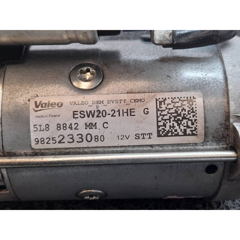 Recambio de motor arranque para opel crossland x innovation referencia OEM IAM 9825233080  VALEO - Rojo 5