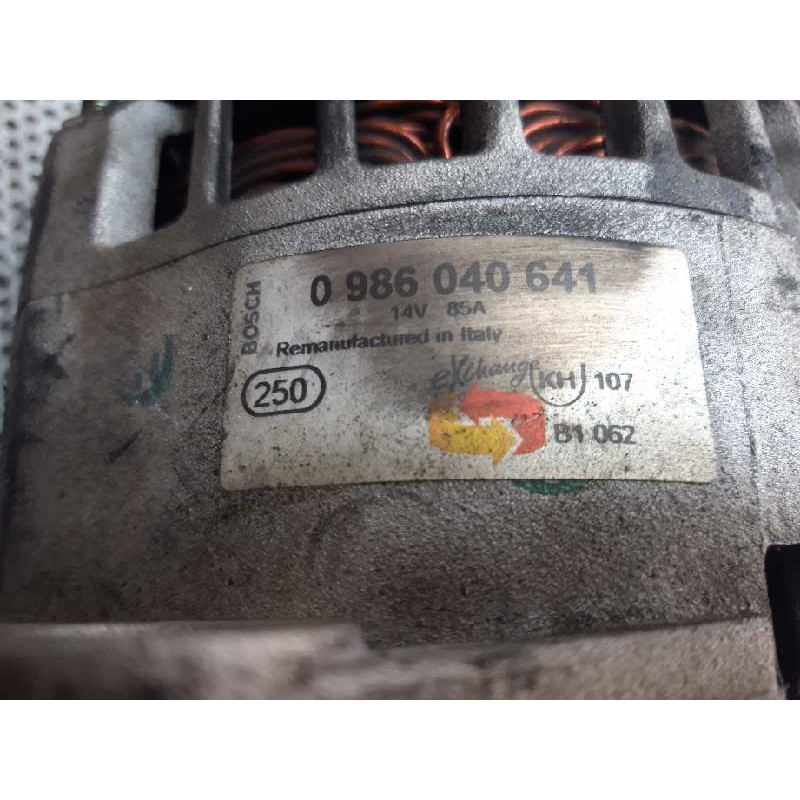 Recambio de alternador para fiat stilo (192) 1.9 jtd / 1.9 jtd 115 active referencia OEM IAM 0986040641 - Azul 2