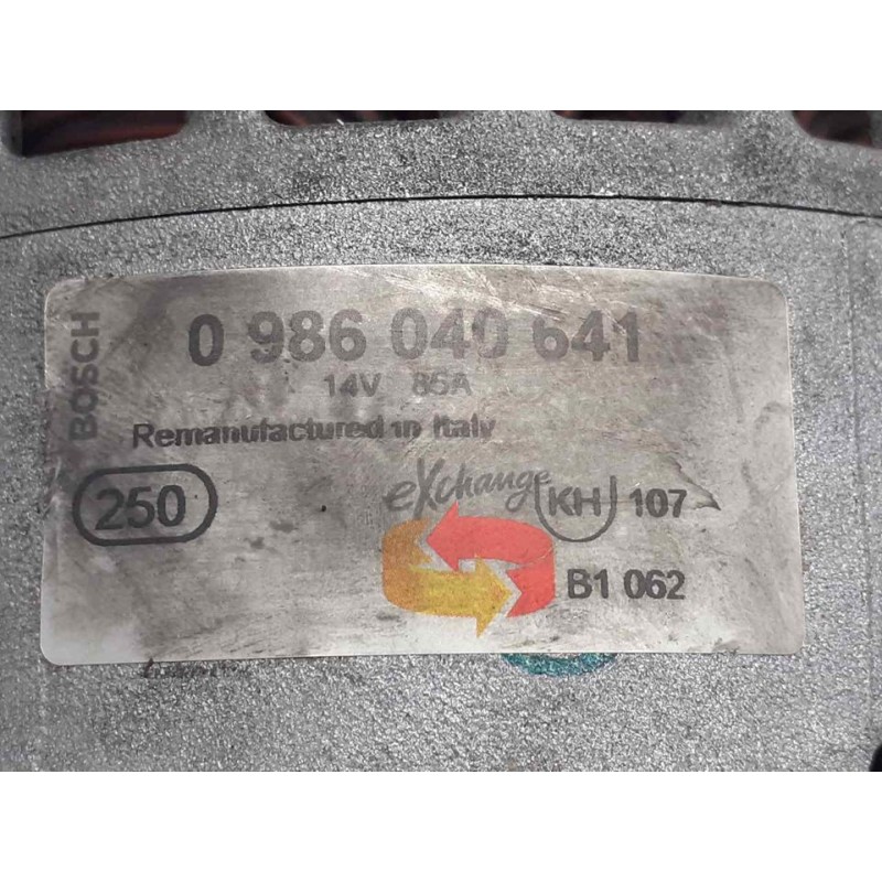 Recambio de alternador para fiat stilo (192) 1.9 jtd / 1.9 jtd 115 active referencia OEM IAM 0986040641 - Azul 4