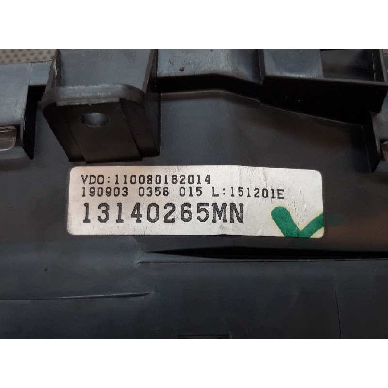 Recambio de cuadro instrumentos para opel meriva enjoy referencia OEM IAM 110080162014 13140265MN 3