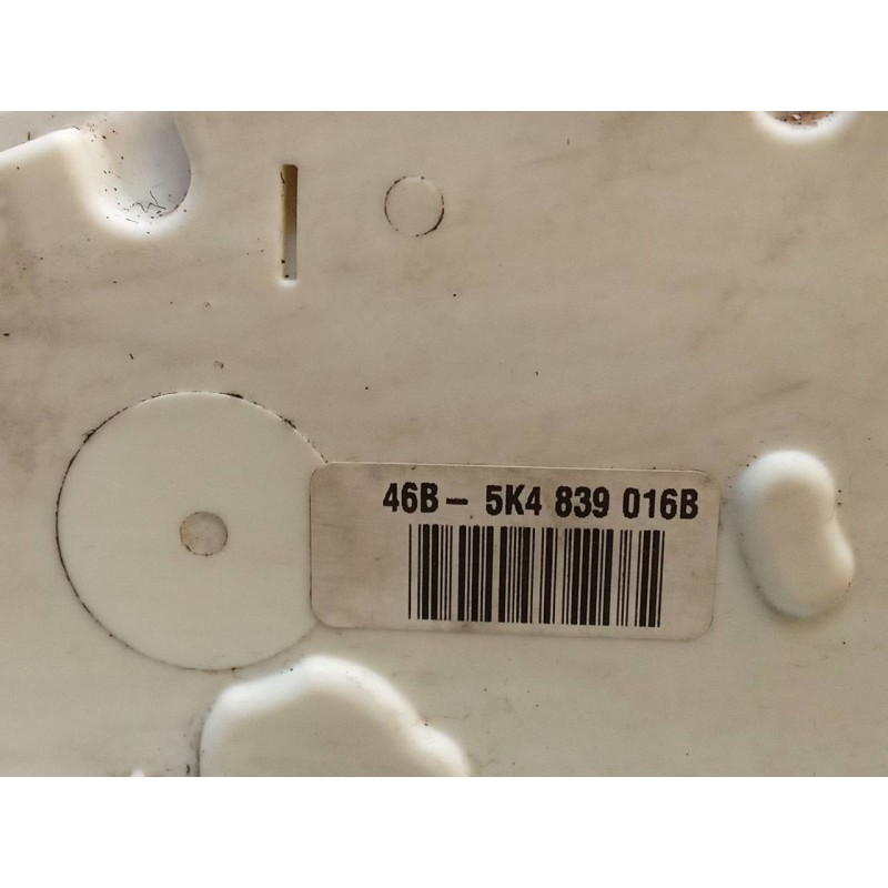 Recambio de cerradura puerta trasera derecha para volkswagen golf vi (5k1) advance referencia OEM IAM 5K4839016B - Blanco 2