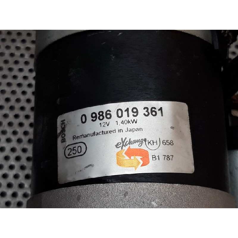 Recambio de motor arranque para opel meriva enjoy referencia OEM IAM 0986019361 5