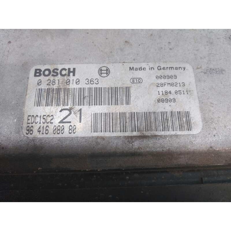 Recambio de centralita motor uce para peugeot 406 berlina (s1/s2) srdt referencia OEM IAM 0281010363 9641608080 - Azul 3