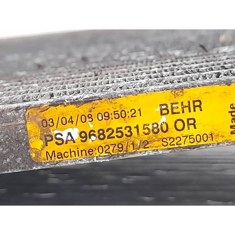 Recambio de condensador / radiador aire acondicionado para peugeot 308 sport referencia OEM IAM 9682531580 - Negro 2