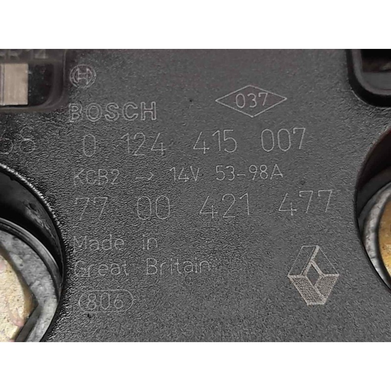Recambio de alternador para renault scenic (ja..) 2.0 16v fairway referencia OEM IAM 0124415007 7700421477 - Gris 5