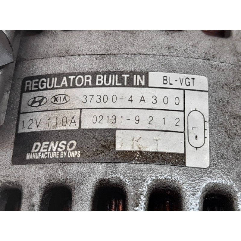 Recambio de alternador para kia sorento 2.5 crdi vgt ex1 referencia OEM IAM 373004A300 021319212 - Marrón 4
