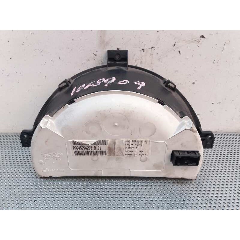 Recambio de cuadro instrumentos para citroën c3 1.4 hdi referencia OEM IAM P9645994280 - Azul 3