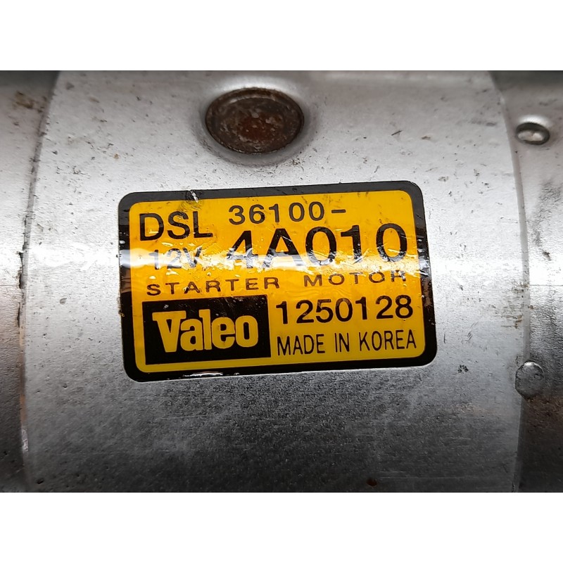 Recambio de motor arranque para kia sorento 2.5 crdi vgt ex1 referencia OEM IAM 361004A010 - Marrón 4