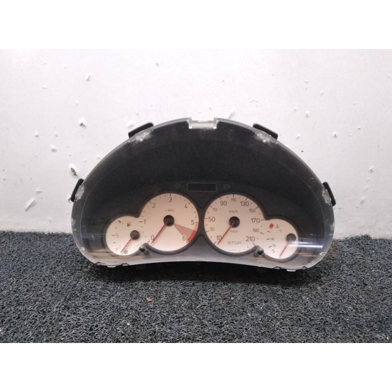 Recambio de cuadro instrumentos para peugeot 206 berlina x-line clim referencia OEM IAM 9656696280  