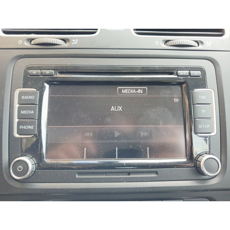 Recambio de sistema audio / radio cd para volkswagen golf vi (5k1) 2.0 tdi referencia OEM IAM - Gris 4