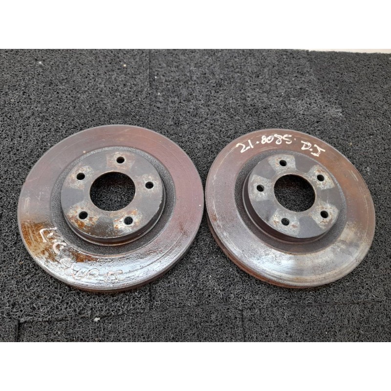 Recambio de disco freno delantero para dodge caliber sxt referencia OEM IAM - Blanco 2