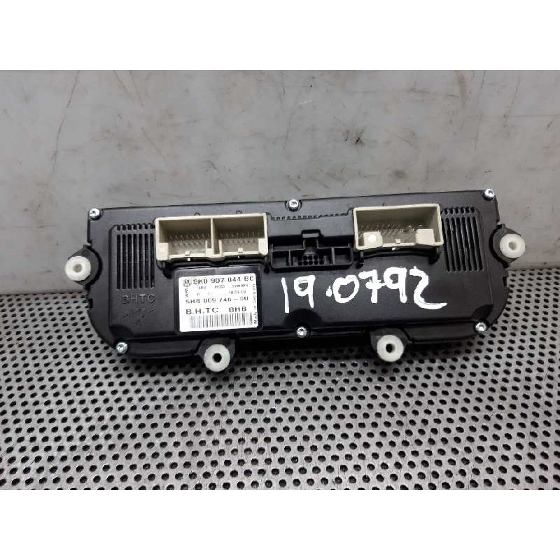 Recambio de mando climatizador para volkswagen golf vi (5k1) advance referencia OEM IAM 5K0907044BC 5HB00974630 - Blanco 5