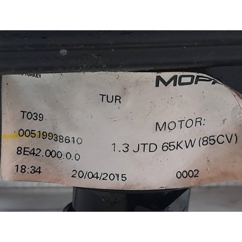 Recambio de electroventilador para fiat doblo ii cargo (263) furgón base referencia OEM IAM 8E4200000 - Blanco 2