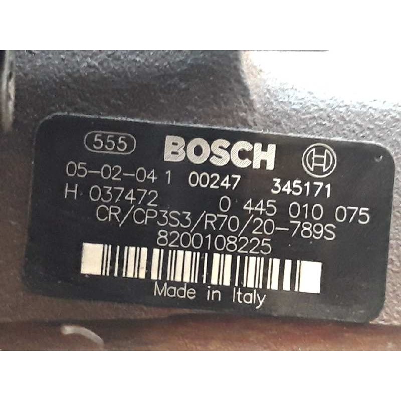 Recambio de bomba inyeccion para renault megane ii classic berlina confort authentique referencia OEM IAM 0445010075 BOSCH - Gris 2