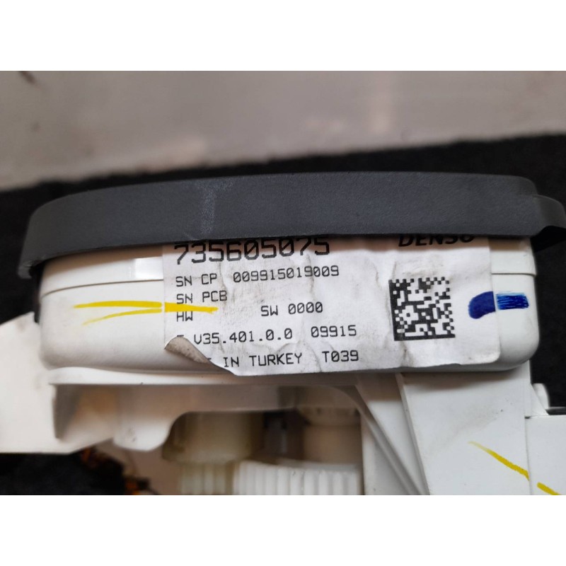 Recambio de mando calefaccion / aire acondicionado para fiat doblo ii cargo (263) furgón base referencia OEM IAM 735605075 - Blanco 2