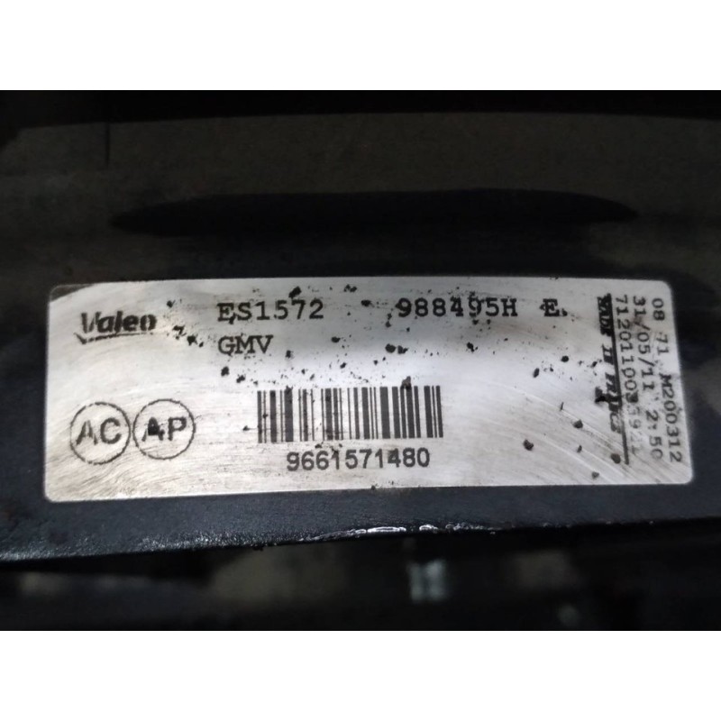 Recambio de electroventilador para citroën c4 picasso millenium referencia OEM IAM 1049874716T  VALEO 3