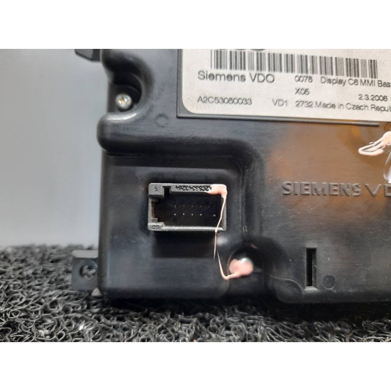 Recambio de pantalla multifuncion para audi a6 berlina (4f2) 2.4 referencia OEM IAM 4F0919603 - Azul 4