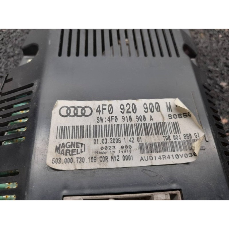 Recambio de cuadro instrumentos para audi a6 berlina (4f2) 2.4 referencia OEM IAM 4F0920900M 4F0910900A - Azul 2