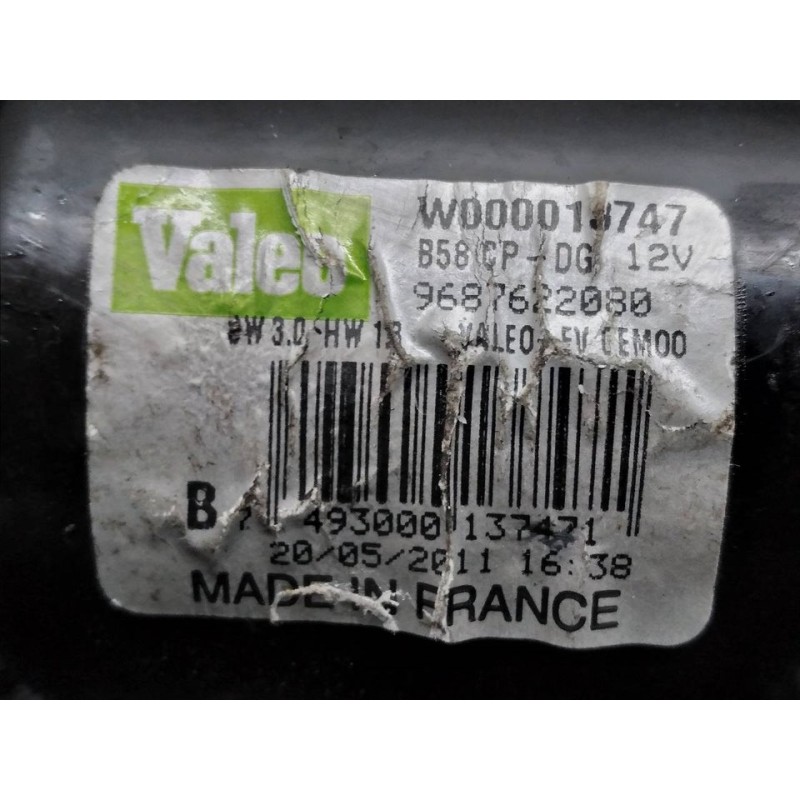 Recambio de motor limpia delantero para citroën c4 picasso millenium referencia OEM IAM 9687622080  VALEO 3